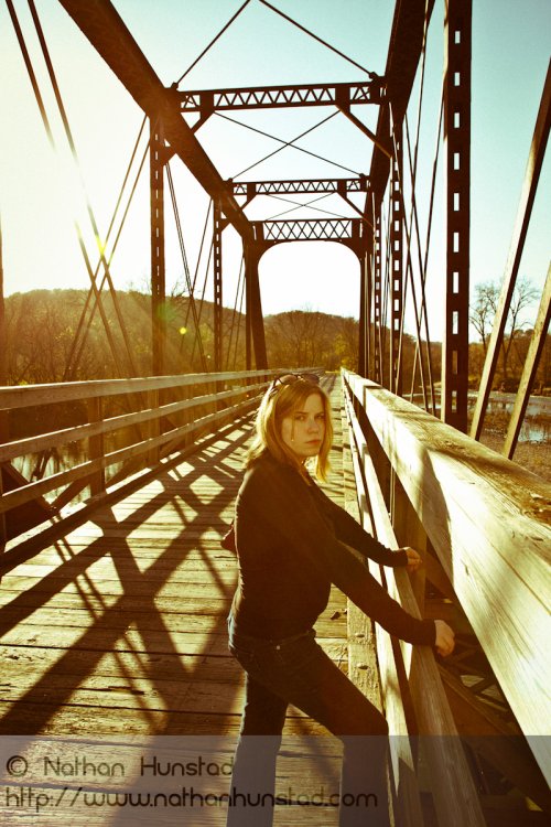 Julia Miller in the sun